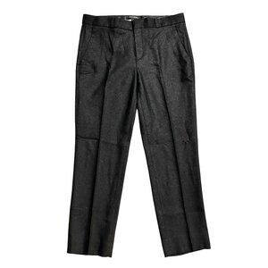 Banana Republic Avery Size 8 Shimmery Black High Waisted Dress Pants NEW $98.50